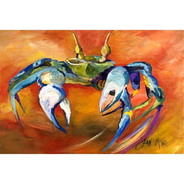 Carolines Treasures Blue Crab Fabric Placemat - JMK1110PLMT