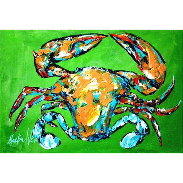Carolines Treasures Wide Load Crab Fabric Placemat - MW1154PLMT