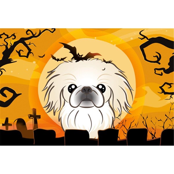 Carolines Treasures Halloween Pekingese Fabric Placemat - BB1779PLMT