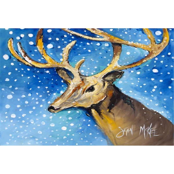 Carolines Treasures Reindeer Fabric Placemat - JMK1009PLMT