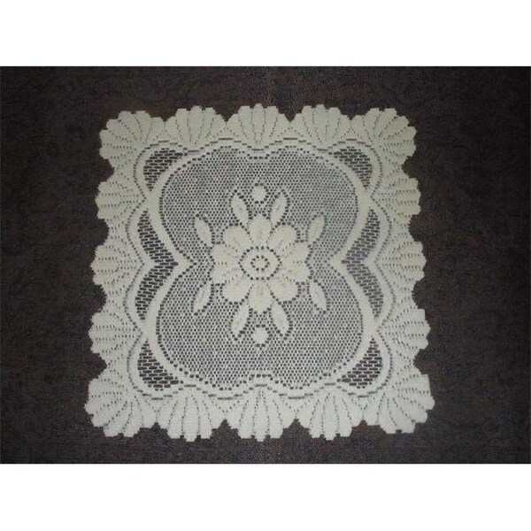 Tapestry Trading Tapestry Trading 558W1220 12 x 20 in. European Lace Placemat; White - 558W1220