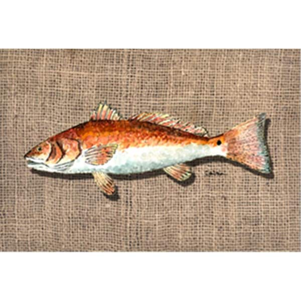 Carolines Treasures Red Fish Fabric Placemat - 8736PLMT