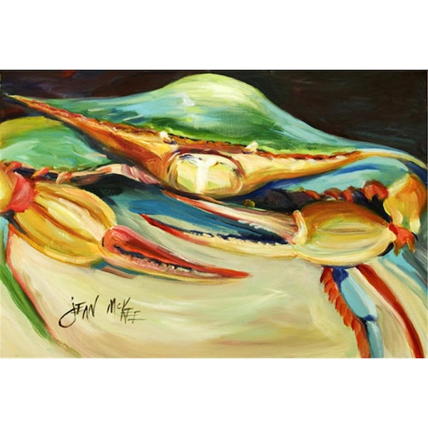 Carolines Treasures Blue Crab Fabric Placemat - JMK1095PLMT