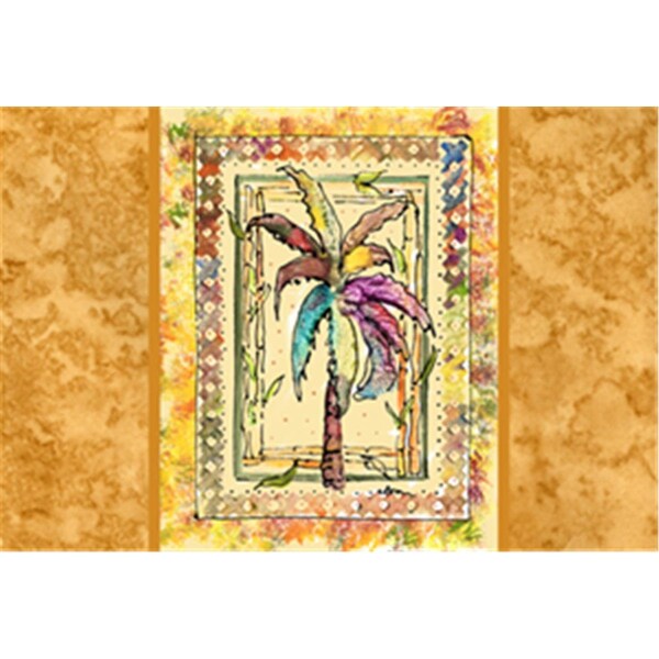 Carolines Treasures Palm Tree Fabric Placemat - 8614PLMT