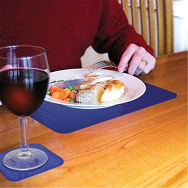 Tenura Table Mat, Blue - 13.75 x 10 in. - TENURA-753733502
