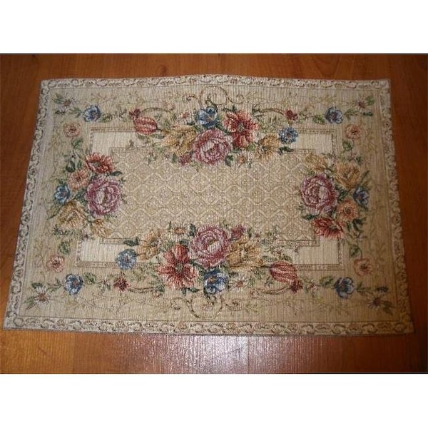 Tapestry Trading Tapestry Trading PL1320 14 x 20 in. Begium Doily Plazza Placemat - PL1320