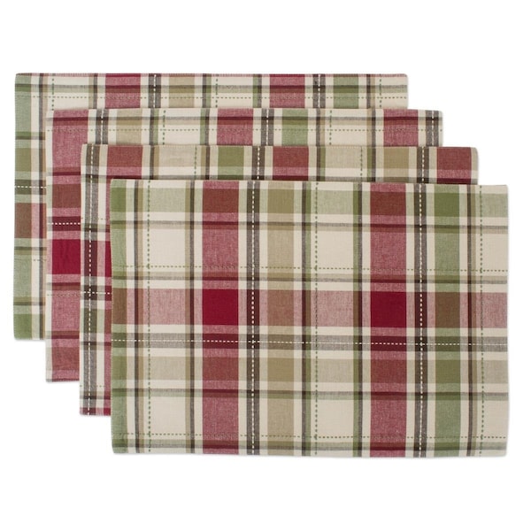 Fastfood Homespun Plaid Placemat - FA2567401