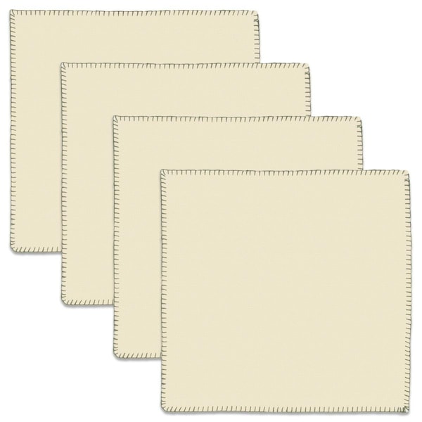 Heritage Lace 21 x 21 in. Sawyer Hill Napkins, Natural - Set of 4 - SAW-21NPNA-S