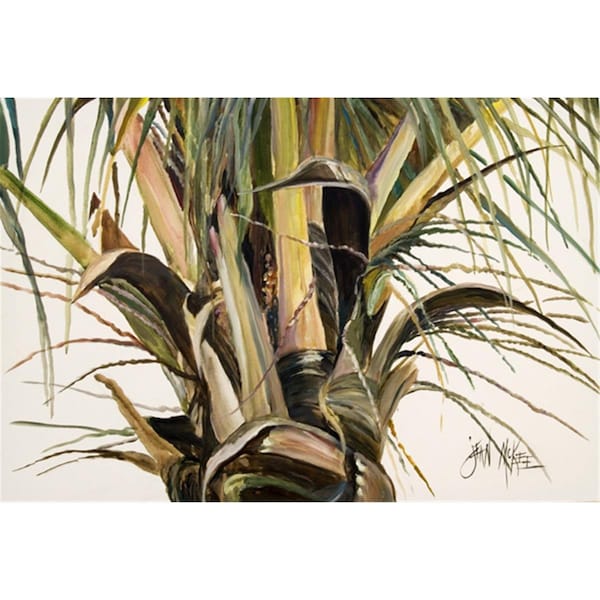 Carolines Treasures Top Coconut Tree Fabric Placemat - JMK1131PLMT