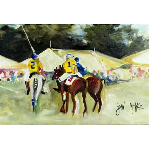 Carolines Treasures Polo At The Point Fabric Placemat - JMK1006PLMT