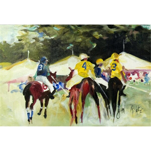 Carolines Treasures Polo At The Point Fabric Placemat - JMK1007PLMT