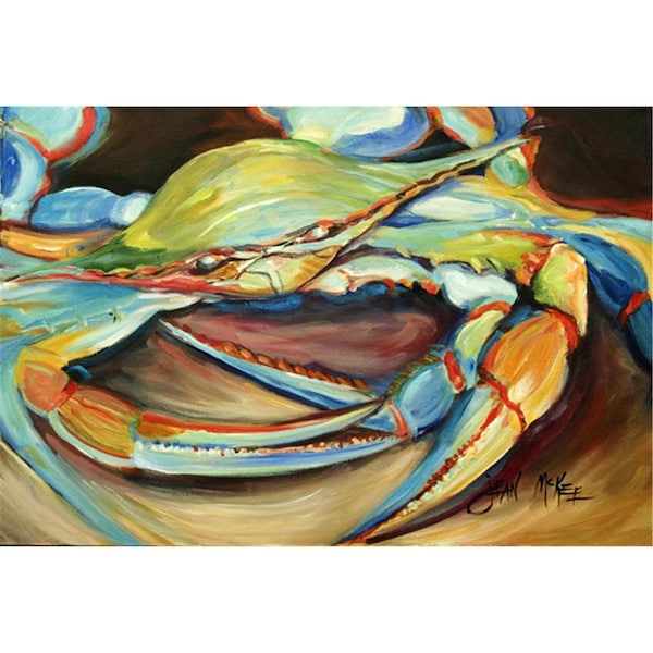 Carolines Treasures Blue Crab Fabric Placemat - JMK1096PLMT