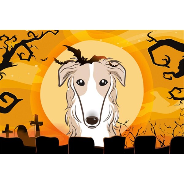 Carolines Treasures Halloween Borzoi Fabric Placemat - BB1786PLMT