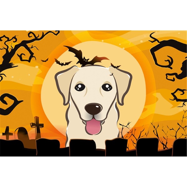 Carolines Treasures Halloween Golden Retriever Fabric Placemat - BB1810PLMT