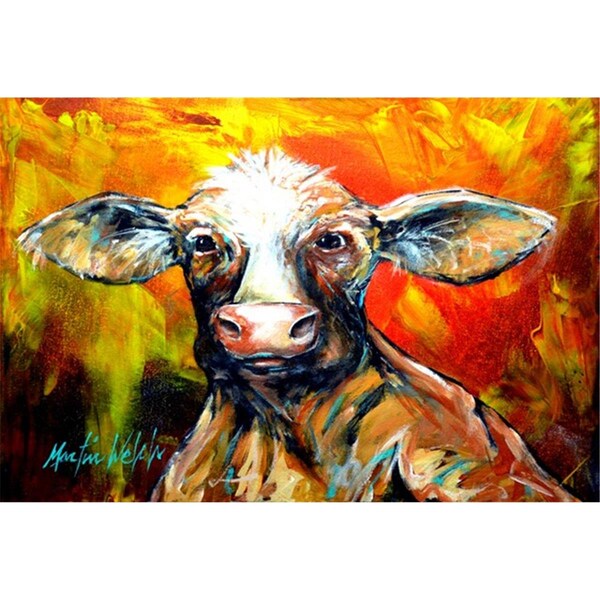 Carolines Treasures Another Happy Cow Fabric Placemat - MW1225PLMT