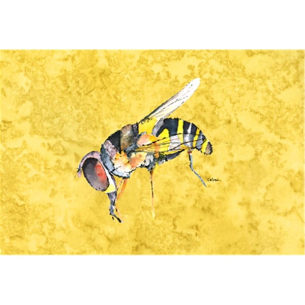 Carolines Treasures Bee On Yellow Fabric Placemat - 8851PLMT
