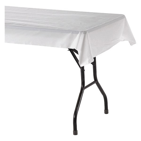 Genuine Joe Banquet-Size Plastic Tablecover, 1 Roll - GJO10324