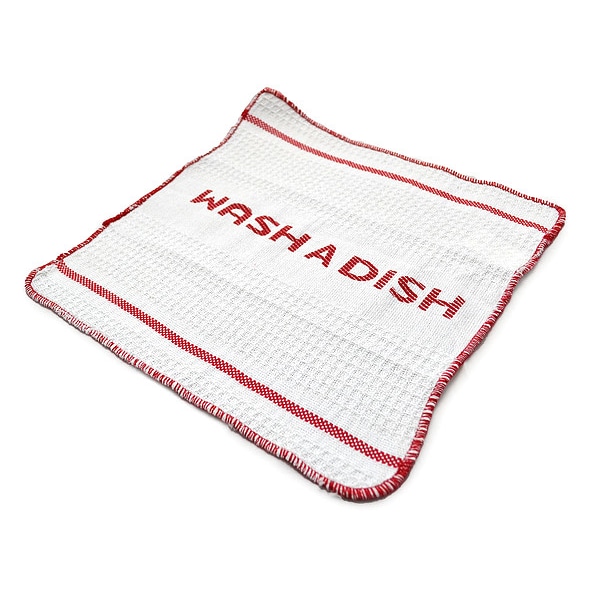 R & R Textile Dish Cloth, 14x14 In, Jacquard, PK12 - 41410