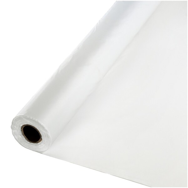 Touch Of Color Clear Plastic Banquet Roll, 100' x 40" - 013005