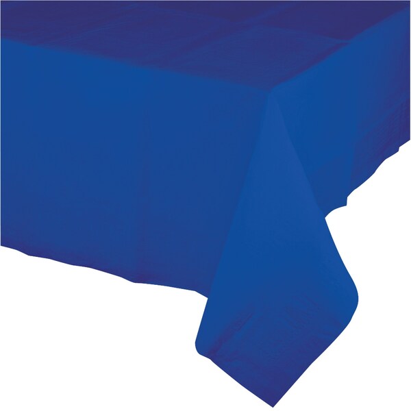 Touch Of Color Cobalt Blue Paper Tablecloth, 108"x54", 6PK - 713147