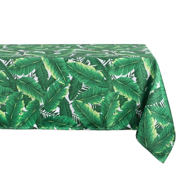 Fastfood 60 x 84 in. Banana Leaf Outdoor Tablecloth - FA2567190