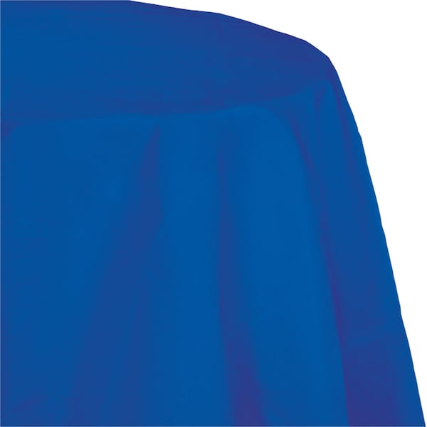 Touch Of Color Cobalt Blue Octy Round Tablecloth, 82", 12PK - 923147