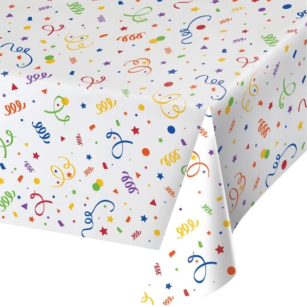Commander In Chef 54 x 108 in. Confetti Table Cloth, 6PK - CO3516352