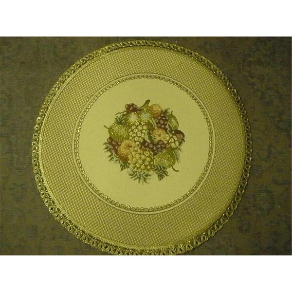 Fastfood 10 x 14 in. Begium Doily Sierra Fruits - FA2570219