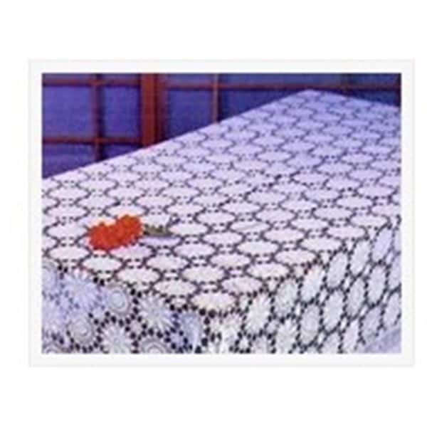 Shefu Products Gorgeous Handmade Beaded Sheer Unique Design 36x36in. Tablecloth - SH3027622