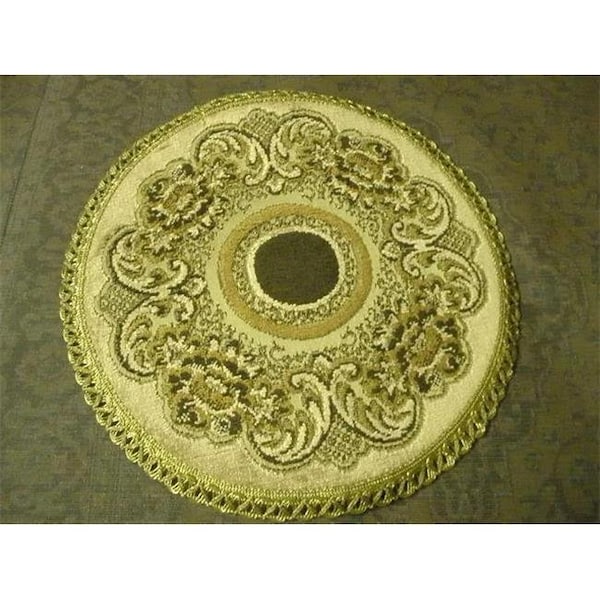 Tapestry Trading Tapestry Trading V28B 28 in. Begium Table Top Verona Doily; Blue - V28B