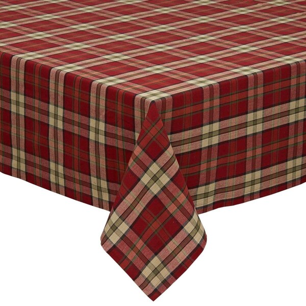 Fastfood 60 x 84 in. Campfire Plaid Tablecloth - FA2567427