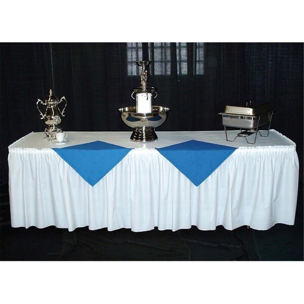 Kwik-Covers PKG. PATRIOTIC KWIK SKIRT WITH 30 inch X 72 inch WHITE COVER, 10PK - KS3072PK-PATRIOTIC