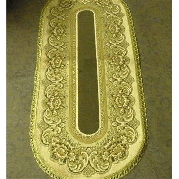 Tapestry Trading Tapestry Trading V1432BE 14 x 32 in. Begium Table Runner Verona; Beige - V1432BE