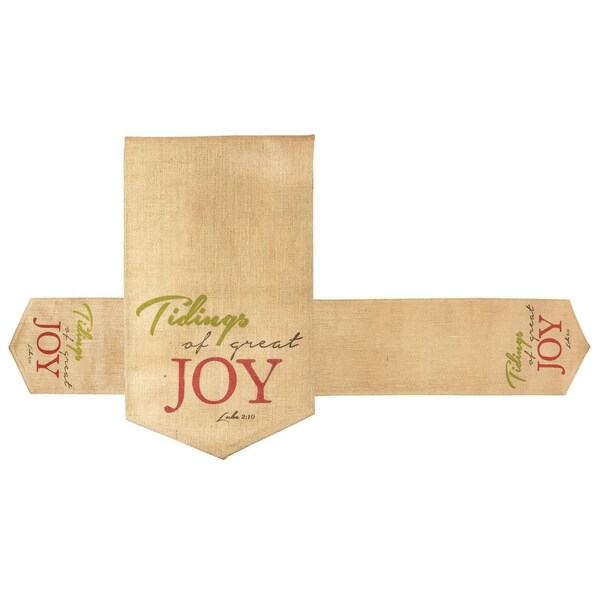 Dicksons TBL RUNR TIDINGS.JOY CTN CANVAS 12'X72' - CHTR-6