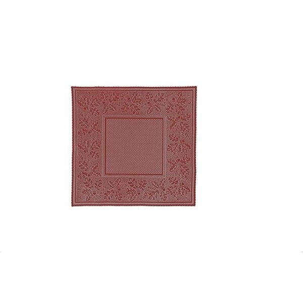 Heritage Lace Heritage Lace OL-3636DP 36 x 36 in. Oak Leaf Table Topper; Dark Paprika - OL-3636DP
