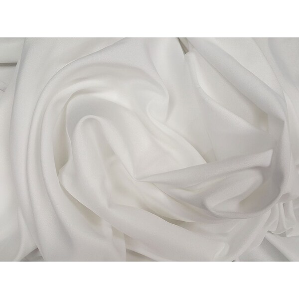 Atlas Commercial Products 90" x 132" Polyester Tablecloth, White - PY-90X132-01
