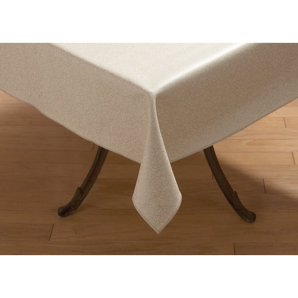 Carlisle Foodservice Vative Rove Tablecloth, 52"x52", Stone - 59035252SM382