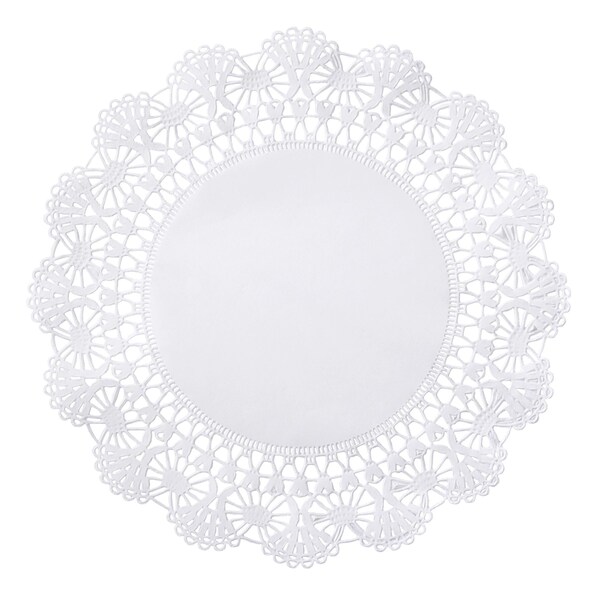 Brooklace 5" White Cambridge Lace Doilies 1000 PK - 500234