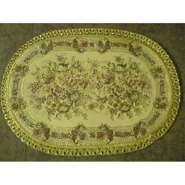 Tapestry Trading Tapestry Trading NO1014 10 x 14 in. Begium Doily Noella - NO1014