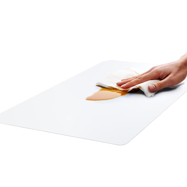 Floortex Desktex Pack of 2 Anti-Microbial Vinyl Rectangular Desk Mats - 17" x 22" - FPHMTM4356EV2