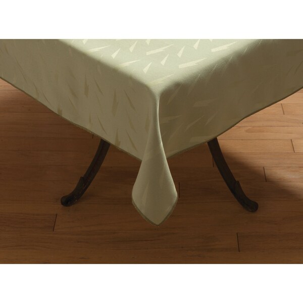 Carlisle Foodservice Aspen Damask Tablecloth, 52"x52", Sage - 53935252SM147