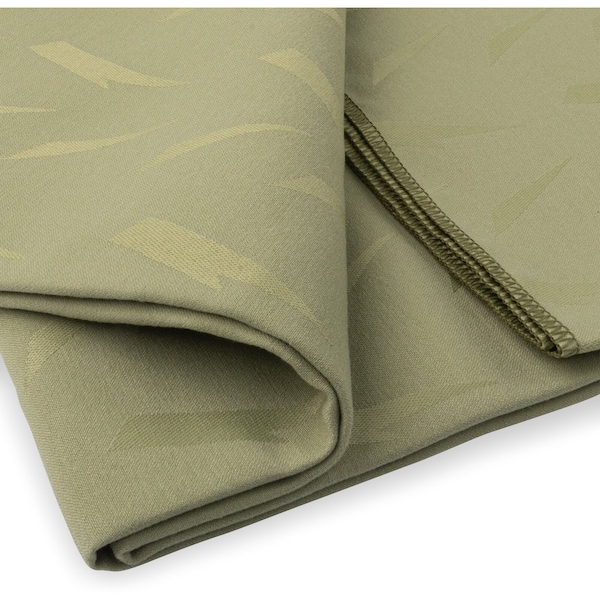 Carlisle Foodservice Aspen Damask Tablecloth, 52"x52", Sage - 53935252SM147