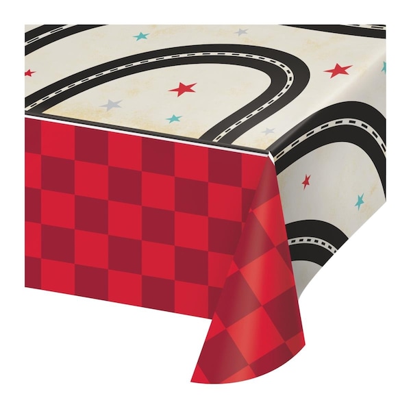 Commander In Chef 54 x 102 in. Vintage Race Car Paper Tablecloths, 6PK - CO2585848