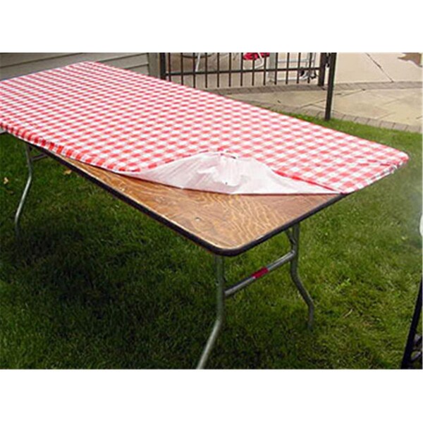 Gloriousgifts 24 Inch X 72 Inch Kwik-Cover- Red Gingham, 25PK - GL2606630