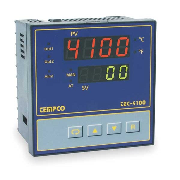 Controlador de temperatura Tempco, Programable, 90-250V, Relé 2A - TEC56025