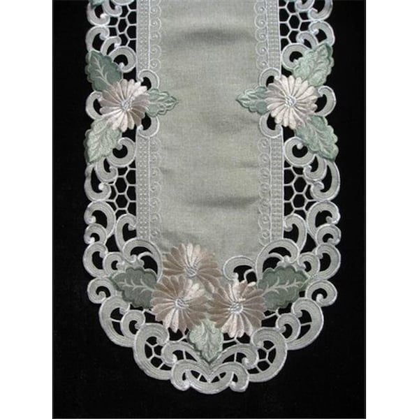Sinobrite Sinobrite H8852 Fleur Latte Round Doily; 16 in. - H8852(016)