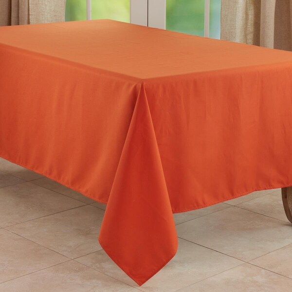 Saro 65 x 120 in. Casual Design Everyday Oblong Tablecloth, Pink - 321.PM65120B