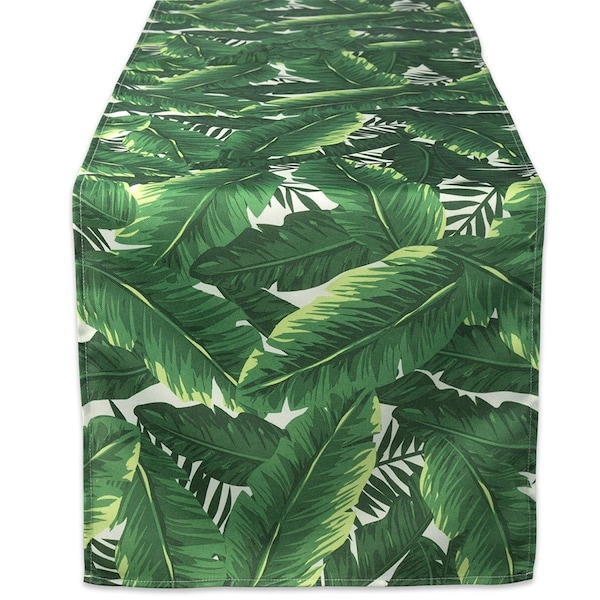 Fastfood 14 x 72 in. Banana Leaf Outdoor Table Runner - FA1533864