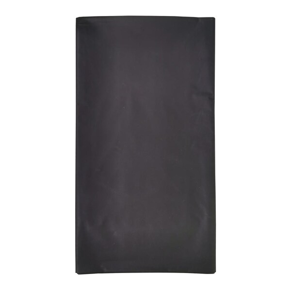Smarty Had A Party 54 x 108 Black Rectangular Disposable Plastic Tablecloths 96 Tablecloths, 96PK - 813270-BK-CASE