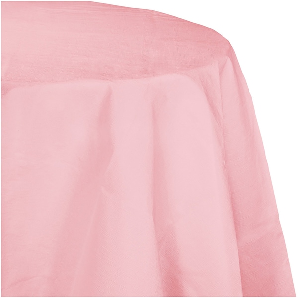 Touch Of Color Classic Pink Octy Round Tablecloth, 82", 12PK - 923274